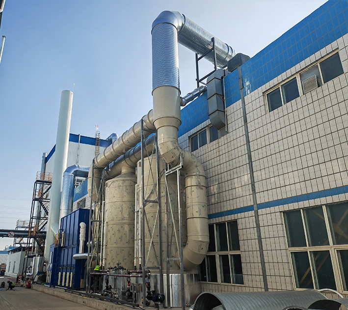 新疆特變電工VOCs廢氣處理-沸石轉(zhuǎn)輪設(shè)備安裝完成